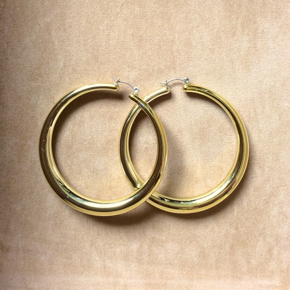Gold-tone earrings
